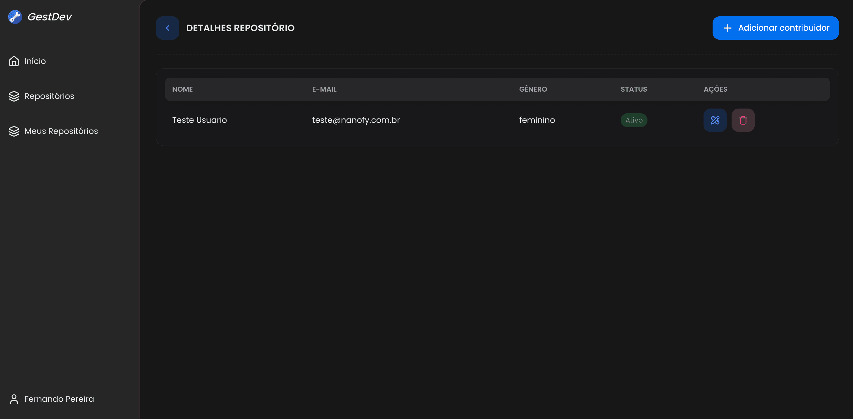 🔧 GestDev - Plataforma de gestão de desenvolvedores em projetos